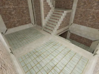 Fantasy medieval Keep 01 Free low-poly 3D model