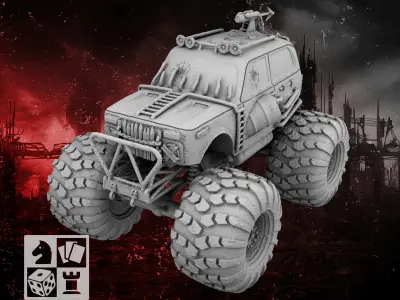 mad car 1 3D print model