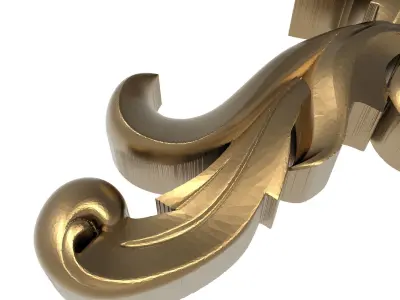  decorative pattern ready for 3D printing 3D model 372