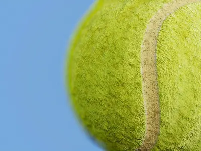 Tennis Ball - 3D VR  AR  game ready  Low-poly 3D model