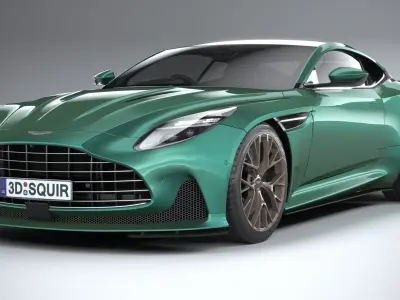 Aston Martin DB12 2024 LowPoly 3D model