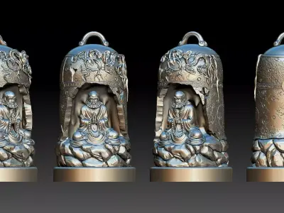 Bodhidharma  3D print model