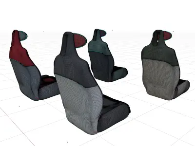 Car Seat 3D model