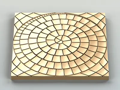 Wall panel 034 3D model