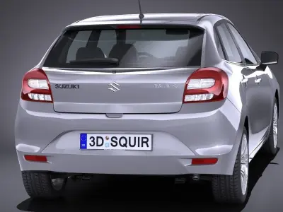 Suzuki Baleno 2016 3D model