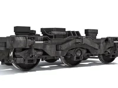 Train Wheels 3D model