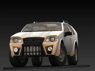 Sporty SUV 3D model