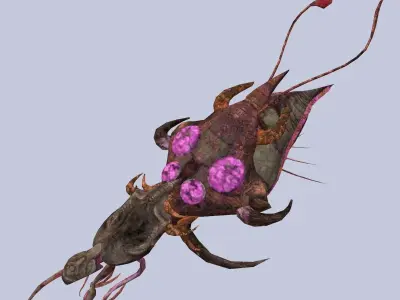 Spaceship LEV Low-poly 3D model