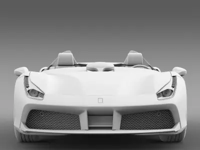 Ferrari 488 Speedster 2016 3D model