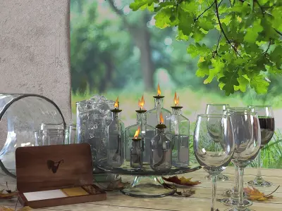 Decorative set  3D model