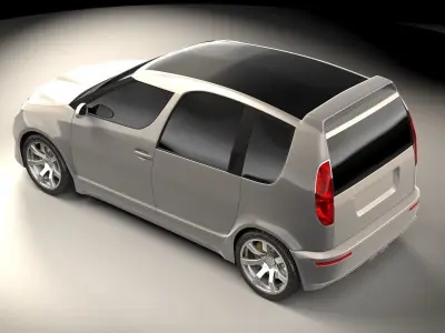 Skoda Roomster 3D model