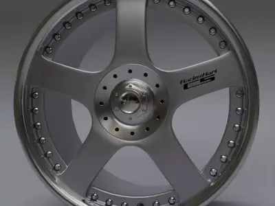 RacingHart C5 Rims 3D model