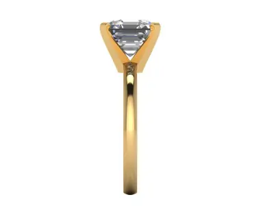 Solitaire Women Diamond Wedding R1 3D print model