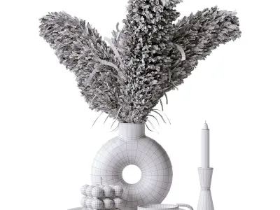 Decorative set 6 3D model