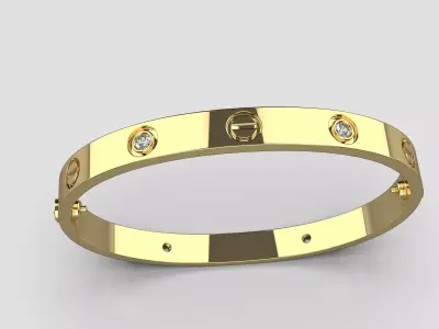 love bracelet cod28 3D print model