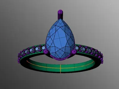 Ring bi 35 3D print model
