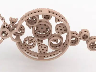 Luxury Pendant 002 3D print model