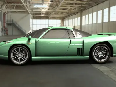 LMPStreetAS1 sports car Free 3D model