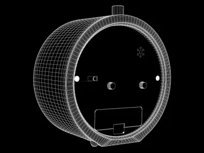 FIBISONIC Silent Clock Nightlight Snooze Classic 3D model