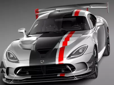Dodge Viper ACR 2016 3D model