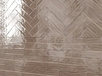 Slash 3 x 12 Ceramic Subway Tile 3D model