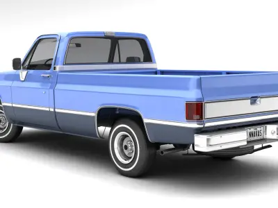 GENERIC PICKUP TRUCK 3 3D model