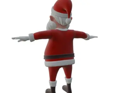 Santa Rigged 3D model