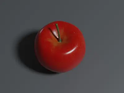 Apple Red 3D model
