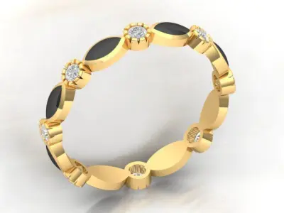 Band Ring  3D print model get