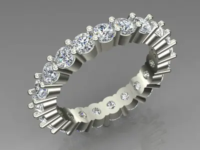 Band Ring 3D print model