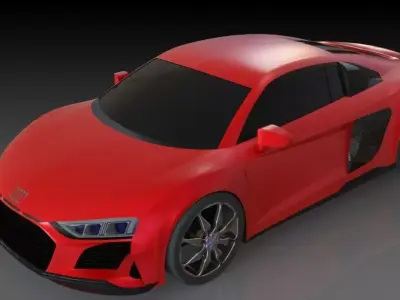 Audi R8 2019 3D model
