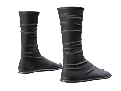 Warrior Shoes 78 - All MH Bodies - UE5 Skeletons - Rigged Low-poly 3D model