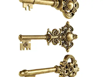 key set 1 3D model