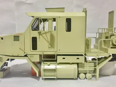 Oshkosh M1070 full model for RC chassis  3D print model