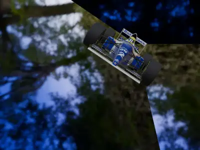 Williams Formula 1 1994 for Ayrton Senna Low-poly 3D model