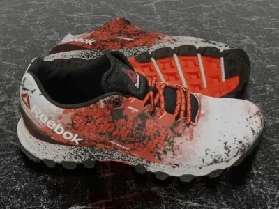 REEBOK 3D SHOES - H20DRAIN Low-poly 3D model