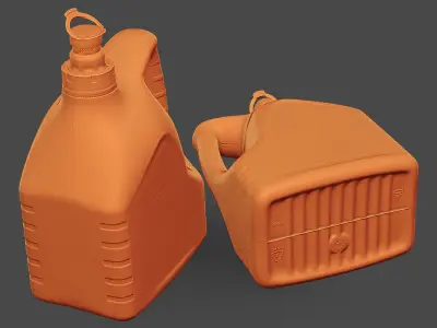 Engine Oil Canister 3D model