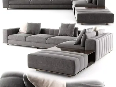 Modern FREEMAN sofa 04 3D model