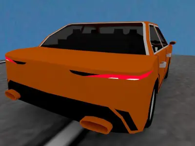 Aa-04 Sedan Car Coming Soon 2021 Low-poly 3D model