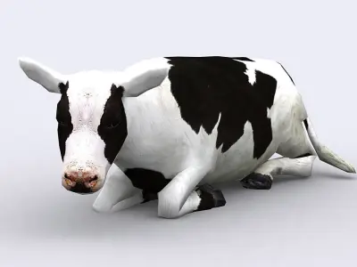 3DRT - Calf  Low-poly 3D model