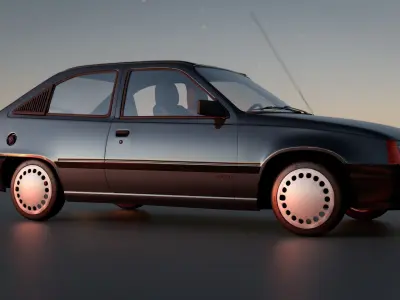Kadett 1991 3D model