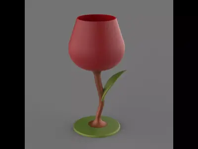Drinking Glass 3D print model