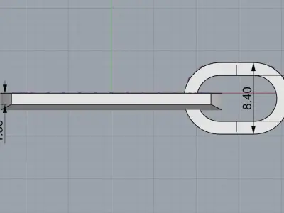 Dog Tag Pendant for Mans 3D print model