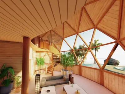 Geodesic Dome Model 3D model