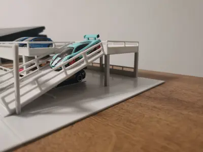 2 floor garage 1 64 scaled 3D print model