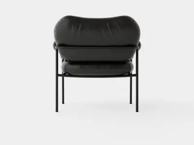 Fogia Bollo Lounge Chair Low-poly 3D model