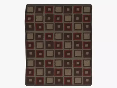 Art Deco Carpet 01 3D model