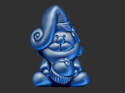 Mini Santa 3D print model