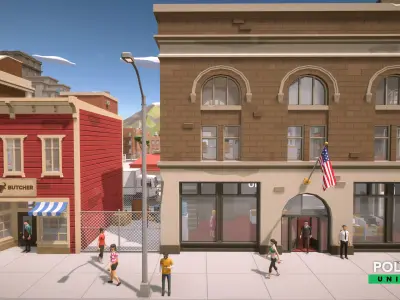 Poly Pro Universe - Low Poly City World Assets Low-poly 3D model