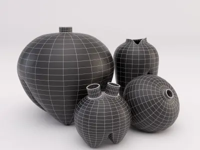 SUMO vases by 101 Copenhagen 3D model